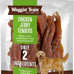 Waggin' Train Chicken Jerky Dog Treats, Made with 100% Real Chicken Breasts, 2 All-Natural Ingredients, High Protein, Easily Digestible for Big or Small Dogs