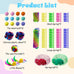 27-piece indoor cat toy set with plush balls, spring mice, and crinkle balls for boredom relief and self play