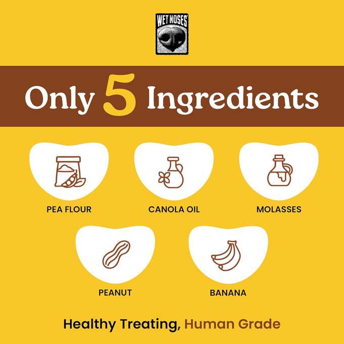 Organic Crunchy Dog Treats Grain-Free, All-Natural, Human-Grade, Non-GMO, 14oz (2 Pack)