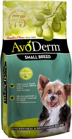 AvoDerm Natural Chicken Meal & Brown Rice Small Breed Dry Dog Food 7lb