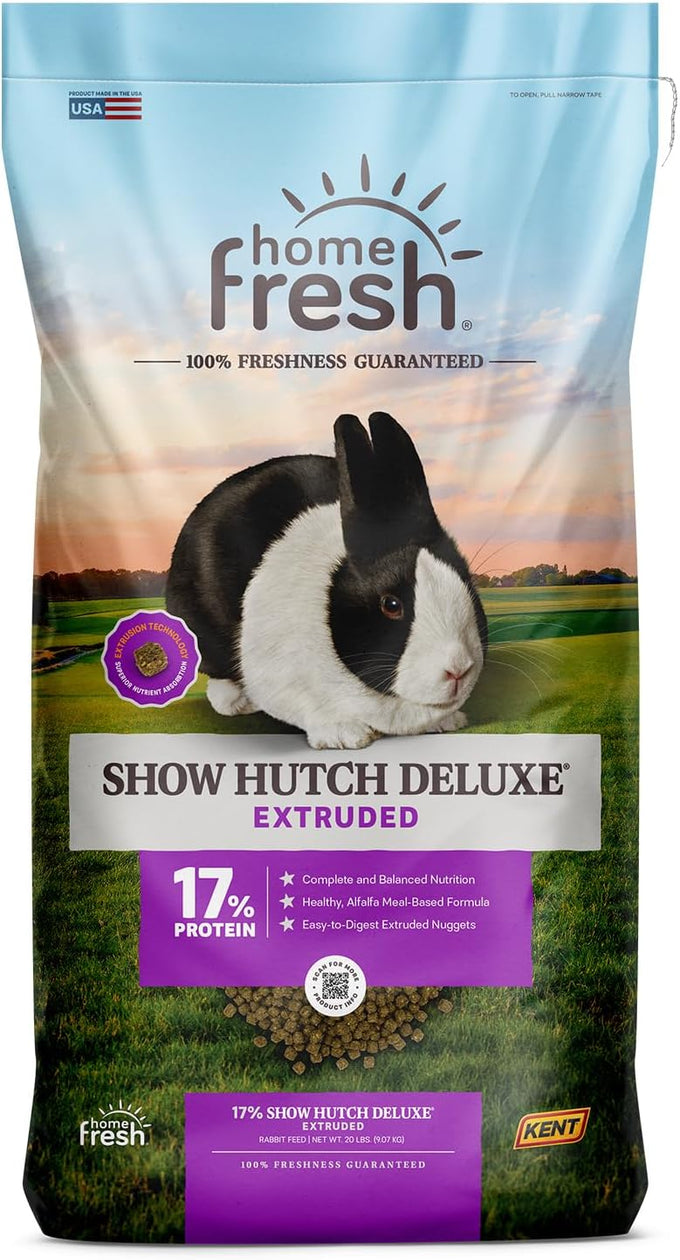 Blue Seal Fresh Show Hutch Deluxe 17 Rabbit Food with Resealable Packaging for Optimal Digestion and Healthy Growth