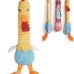 Nocciola 2 in 1 Easter Duck Dog Toy for Medium and Large Breeds with Rubber Squeaker and Crinkle Paper