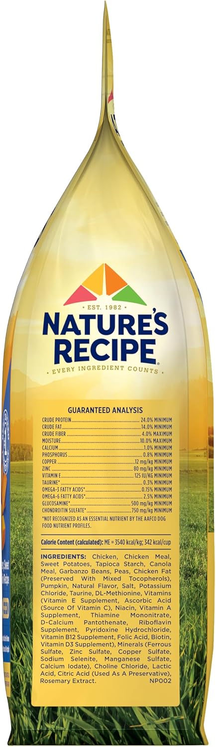 Nature's Recipe Grain-Free Small Breed Dry Dog Food, Chicken