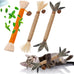 100% Organic Silvervine Wood Catnip Stick 3Pack for Cleaning Teeth and Relief
