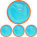 chuckit paraflight flying disc dog toy durable nylon water floating flyer for medium large dogs size large
