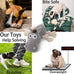 Sedioso Donkey Squeaky Dog Toy, Grey, Lightweight, Natural Cotton, Waterproof, for Small to Large Dogs