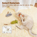 Potaroma 3pcs Squeak Mice Interactive Catnip Silvervine Toys for Indoor Kittens, All Breeds & Species