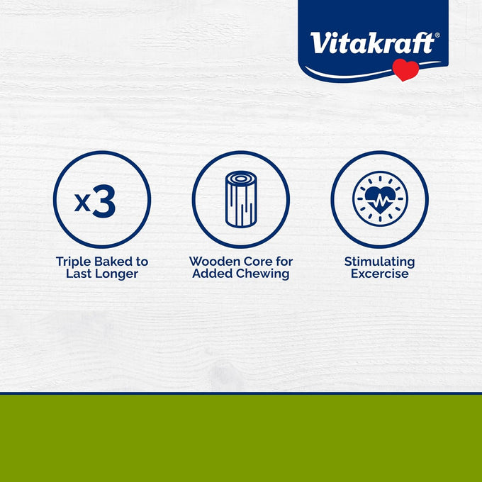 Vitakraft Crunch Sticks Rabbit Treats Wild Berry and Honey Flavor with Natural Grains and Honey