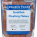 Aquatic Foods & Blackworm Co. 1/4-lb Goldfish Flakes with 42% Protein, Color Enhancing Spirulina Formula for Aquarium & Pond Goldfish, Koi, and All Pond Fish in a Foil Pouch Bag