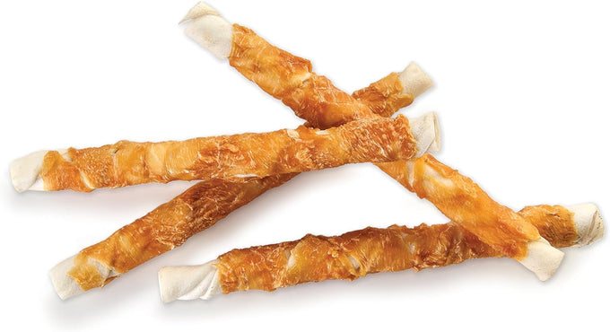 Pet 'n Shape Chik 'n Hide Twists 100% Natural Chicken Rawhide Dog Treats, Small, 16 oz, Grain Free