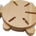 Wooden 5-Drawer Parrot Puzzle Feeder Toy with Acrylic Cover, Green, for Small Pets and Birds