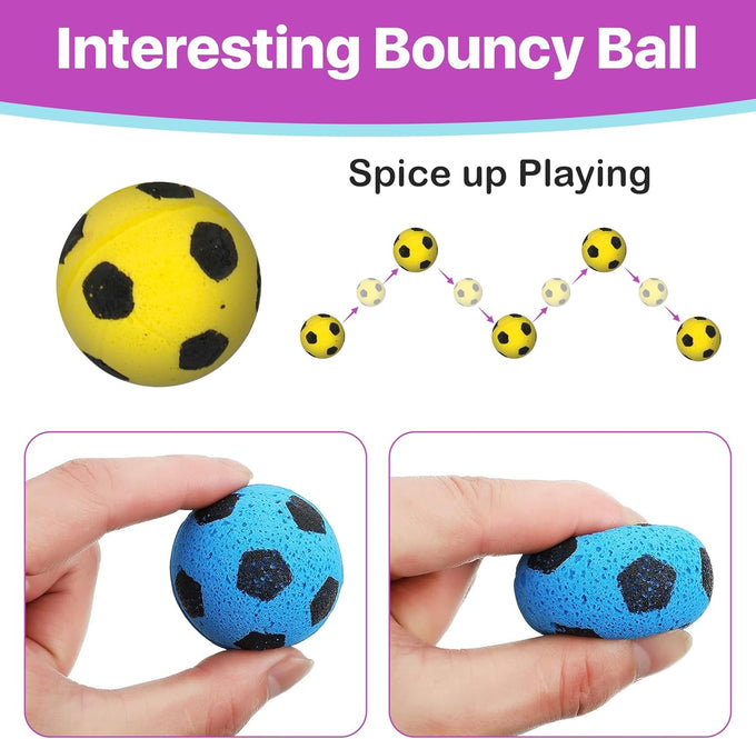 spot interactive colorful plush cat toys soccer balls 1.5 inch assorted 4 pack