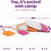 SmartyKat (2 Count Tea Teazers Catnip Cat Toys - Pink/Orange, 6.88" x 2.5" x 0.25")