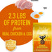 Tiki Cat Born Carnivore High Protein Dry Cat Food, Deboned Chicken & Egg, 2.8 lbs. Bag