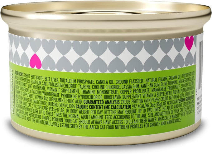 I and love and you Grain-Free Rabbit Canned Wet Cat Food 3-Ounce Pack of 24 Cans