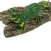 JIH resin hollow tree trunk ornament, betta house cave wood decoration for 5.7x2.5x2.1 inches fish tank