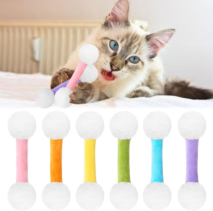 CiyvoLyeen Lizard Catnip Toys Soft Durable Plush for Indoor Cats Boredom Relief Teeth Cleaning Interactive Set of 4