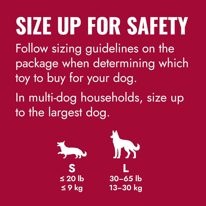 Kong Classic Natural Rubber Flying Disc for Medium/Large Dogs - Durable Outdoor Toy for Fetch Playtime