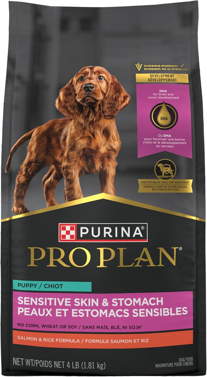Purina Pro Plan Sensitive Skin & Stomach Puppy Salmon & Rice 4 lb