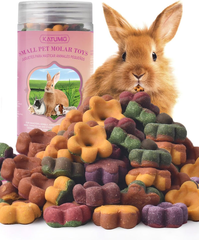 katumo small animal molar toys timothy grass treats for guinea pig hamster bunny chinchilla