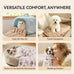 linenlux 1 pack 3 soft fleece dog blankets for puppy cat pet throw 23x16 inches coral velvet