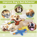 Duck Shape No-Stuffing Squeaky Crinkle Dog Toys for Small to Large Breeds, 3 Pack