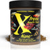 Xtreme Nano 0.5mm sinking pellets for community fish like tetras, barbs, and guppies, high-protein krill-based formula with vitamins and minerals, made in the usa