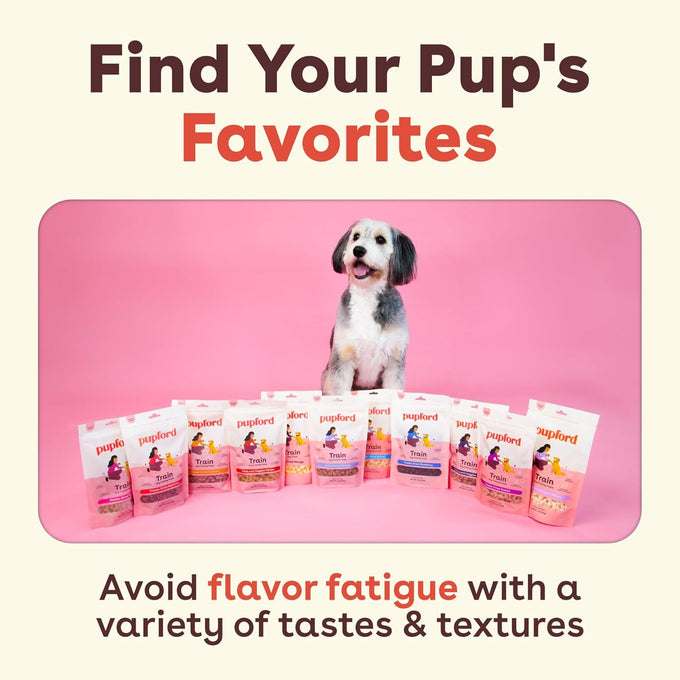 Pupford freeze-dried beef liver training treats, 475+ three-ingredient bites, 4 oz, pet treats for dogs & puppies