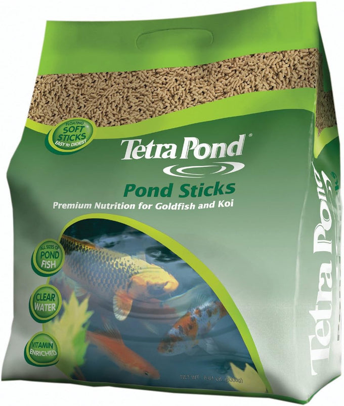 TetraPond Pond Sticks for Goldfish and Koi, 2.53 Pounds, Soft Sticks for Easy Digestion