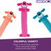 Multipet Original Loofa Dog Plush Toy, 12" extra soft plush squeaky toy for all dogs, random color surprise