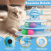 Lalakats interactive cat toy 4-tier carousel with 6 balls and 2 cat-tease