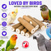 Bonka Bird Toys 1211 Pk6 6-pack natural sola sticks 3 long 1.25 diameter soft chew foraging toy