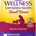 Wellness Complete Health Small Breed Adult Dry Dog Food, Grain Free Kibble, Chicken and Salmon Recipe, 4 lb Bag