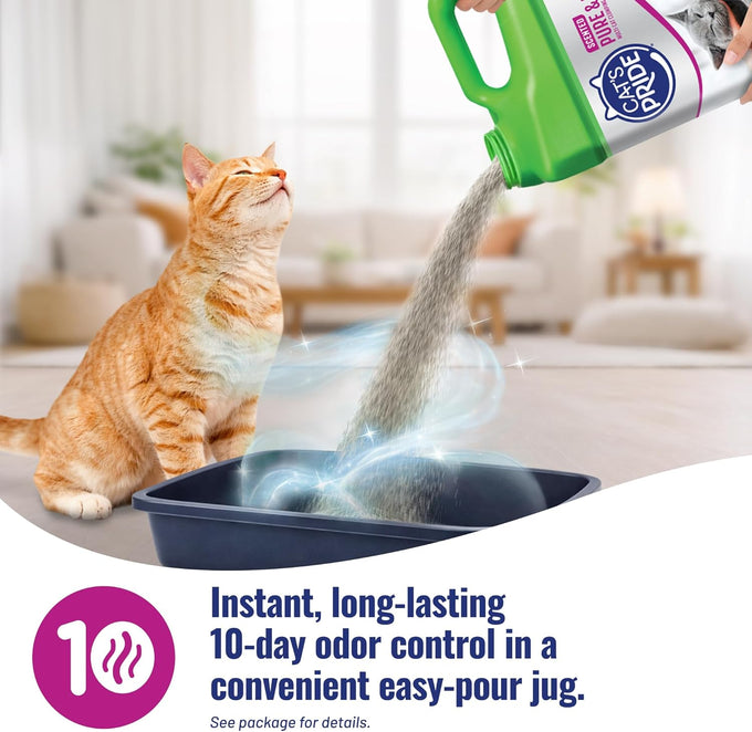 Cat's Pride Premium Lightweight Clumping Litter: Pure & Fresh, Multi-Cat, Scented, 10 Pounds