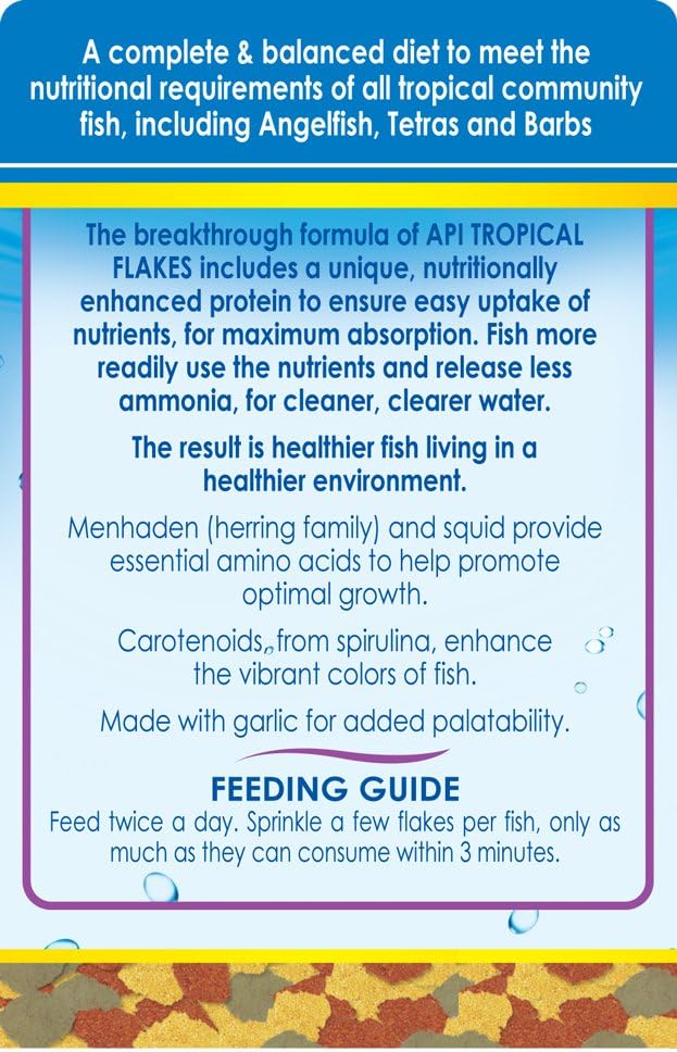 API CICHLID LARGE PELLETS 7.1-Ounce Floating Fish Food for Large Cichlids, Natural Ingredients, 5 Inch Plus