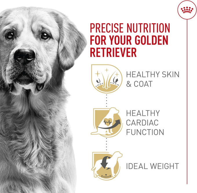 Royal Canin Golden Retriever Adult Dry Dog Food, 30 lb