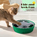 Pawaboo interactive cat toy with running mouse, electronic motion, automatic teaser for indoor cats, green