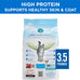 Purina ONE Plus High Protein Cat Food Dry Salmon and Ocean Whitefish Cat Skin and Coat Health Formula - 3.5 lb. Bag