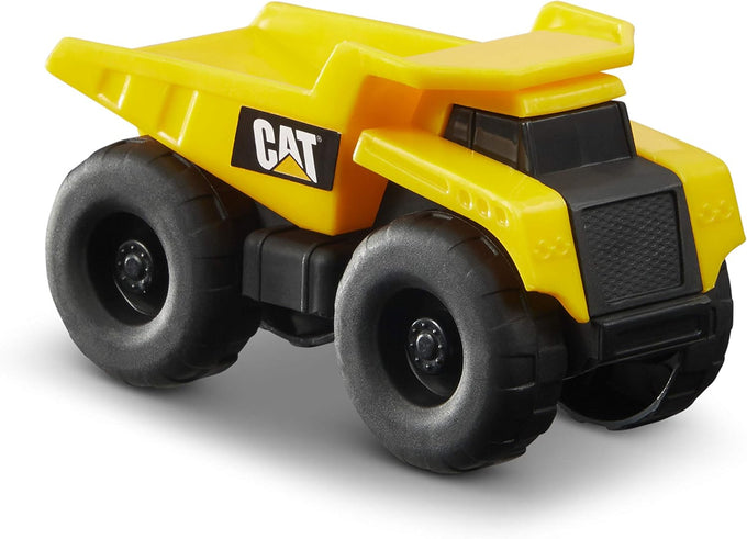 Cat Construction 5-Piece Little Machines Set with Movable Parts, Durable Design, and Versatile Use
