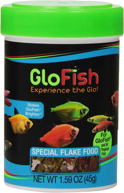 1.59-Ounce, Colorful 4 Flake Blend Food for Aquarium Fishes - Nutritious Fish Food for Small Fish