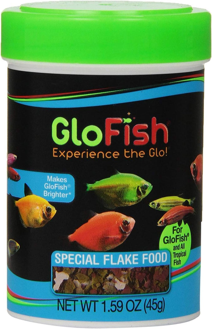 1.59-Ounce, Colorful 4 Flake Blend Food for Aquarium Fishes - Nutritious Fish Food for Small Fish