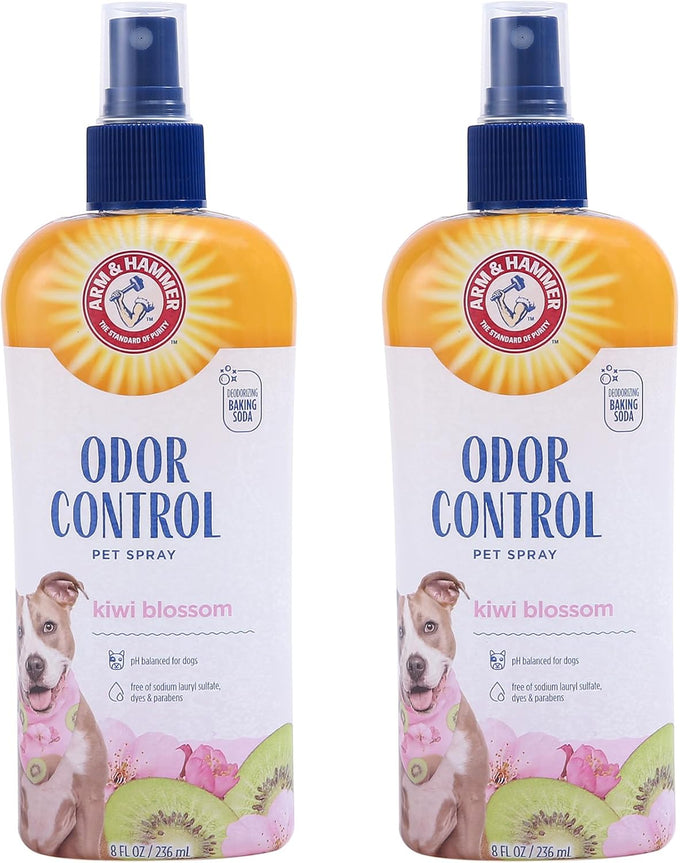 Arm & Hammer Super Deodorizing Dog Spray with Baking Soda for pH Balanced Odor Control, 8 Fl Oz, Freshens Coat Between Baths