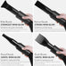 PETNF Dog Dryer Replacement Hose & Nozzle Kit for Pet Air Force Dryers, Flexible, High Velocity