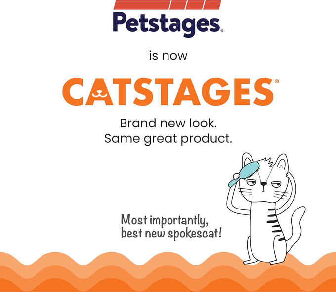 Catstages Pickle Kicker Cat Toy - Soft Plush Crinkle Toy with Catnip and Dental Mesh, 6.5"