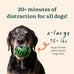 woof starter pack interactive dog ball toy for xl pups 75+ lbs chicken-flavored healthy dog treats