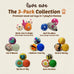 hustle & blush love ewe 3 pack 2 inch hand made felted cat toys for indoor play and exercise