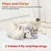 potaroma cat toys flapping bird interactive cat exercise toys rechargeable touch activated kitten toy for all breeds