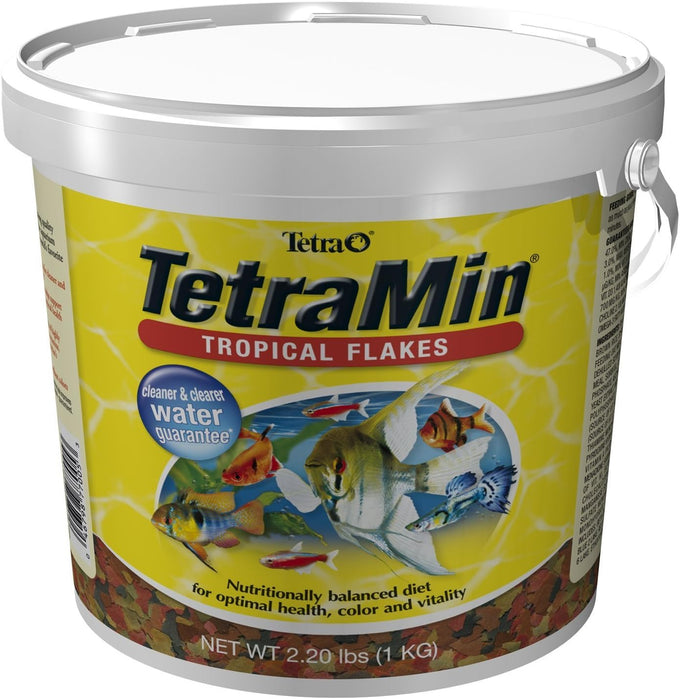 Tetra TetraMin Tropical Flakes 4.52 pounds, nutritionally balanced diet for tropical fish aquariums
