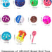 Parakeet and Parrot Bird Toys Set with Durable Bells and Vine Balls, Safe and Non-Toxic, 23-Piece Variety