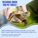 Amzey 2.3 oz dried whole river fish for turtles, terrapins, reptiles, and large tropical fish - natural and healthy